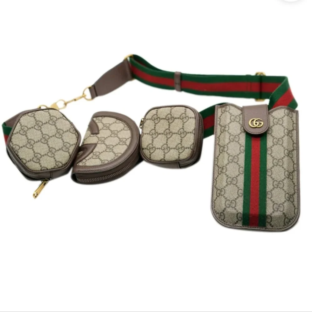 Gucci GG Supreme Ophidia Utility Belt Mini Bags - Picture 1 of 9